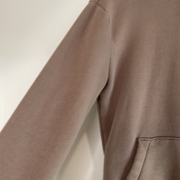 Hollister Mens Pullover Hoodie Relaxed Fit Coffee Quartz Brown Size XS *AS IS - Picture 6 of 15